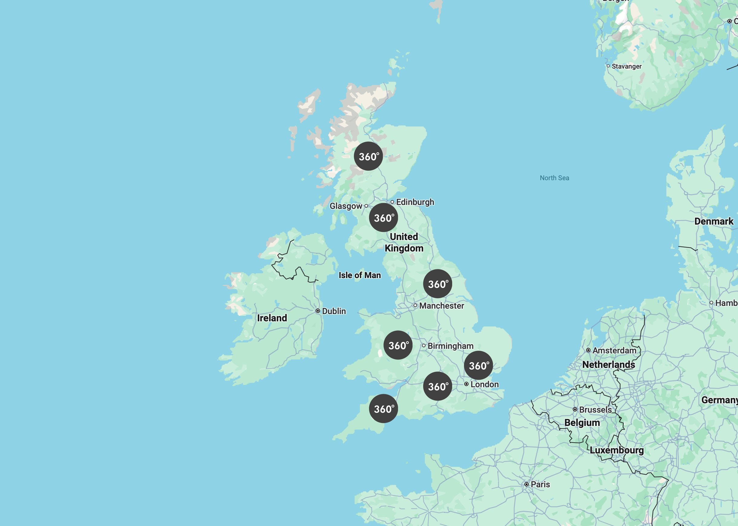 Matterport UK Coverage
